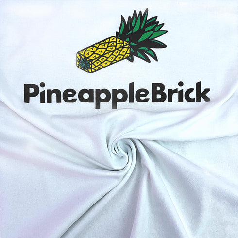 Bio Baumwolle T-Shirt - White - PineappleBrick®